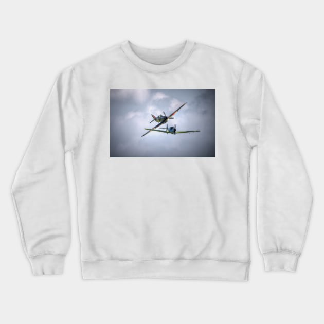 Mock Battle Crewneck Sweatshirt by Nigdaw